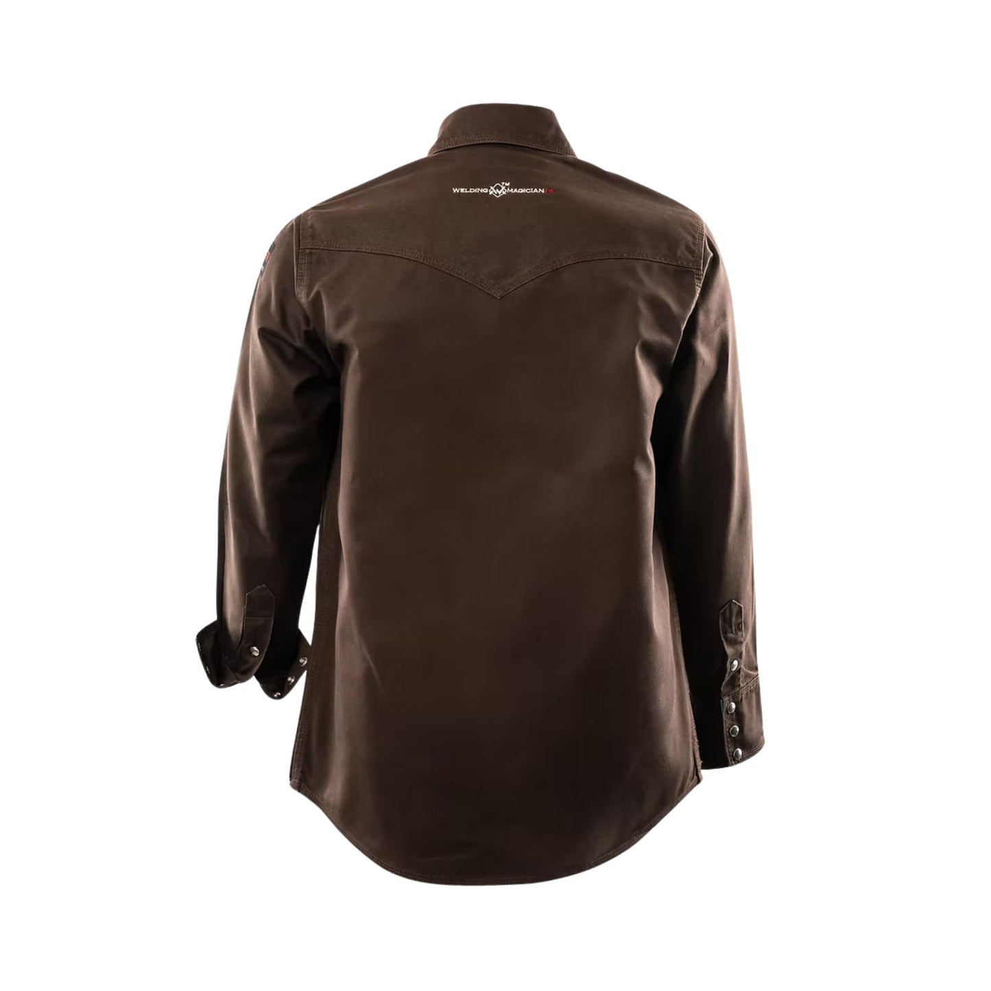 Welding Magician High-Strength Fire-Resistant Work Shirt - Brown/Teal