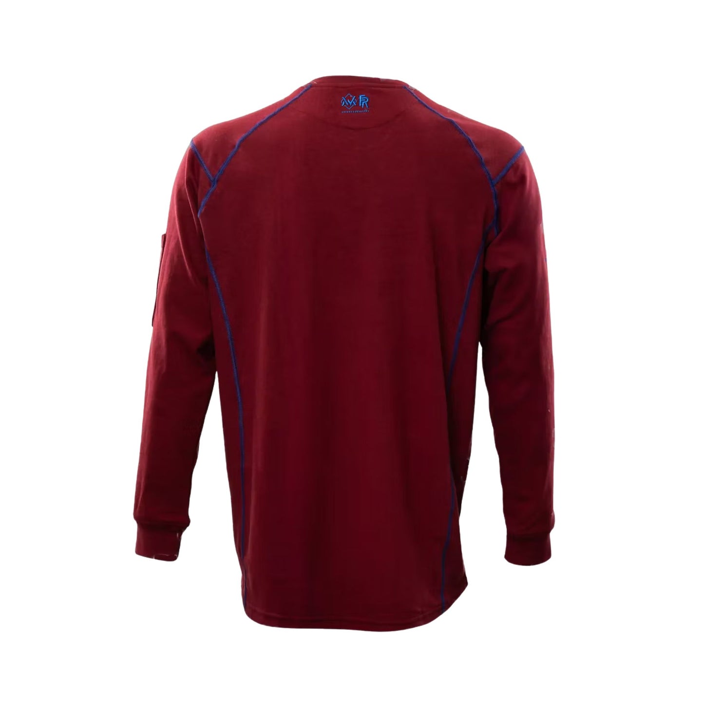 Welding Magician FR Elite Long Sleeve Work T-Shirt - Red/Blue