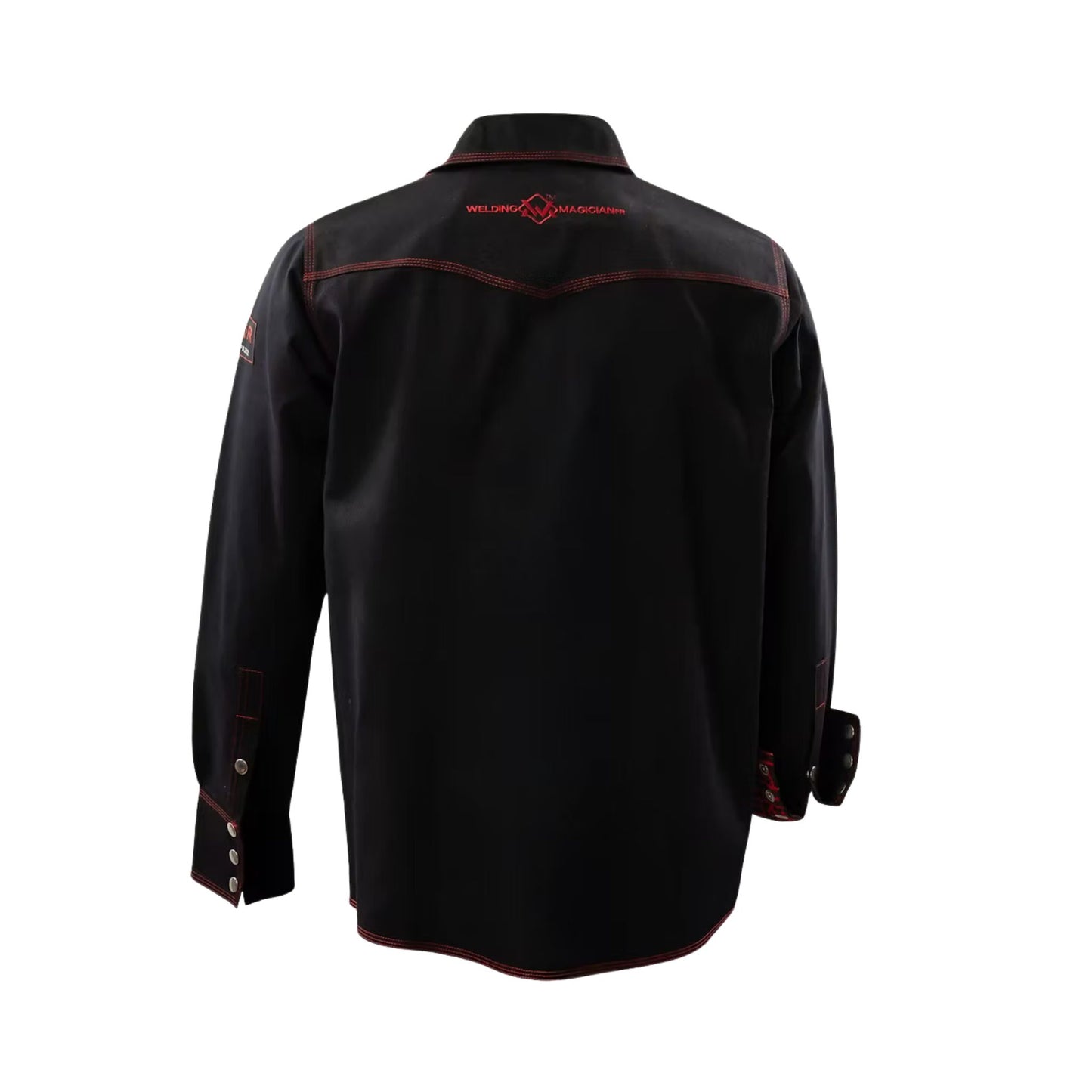 Welding Magician High-Strength Fire-Resistant Work Shirt - Black/Aztec