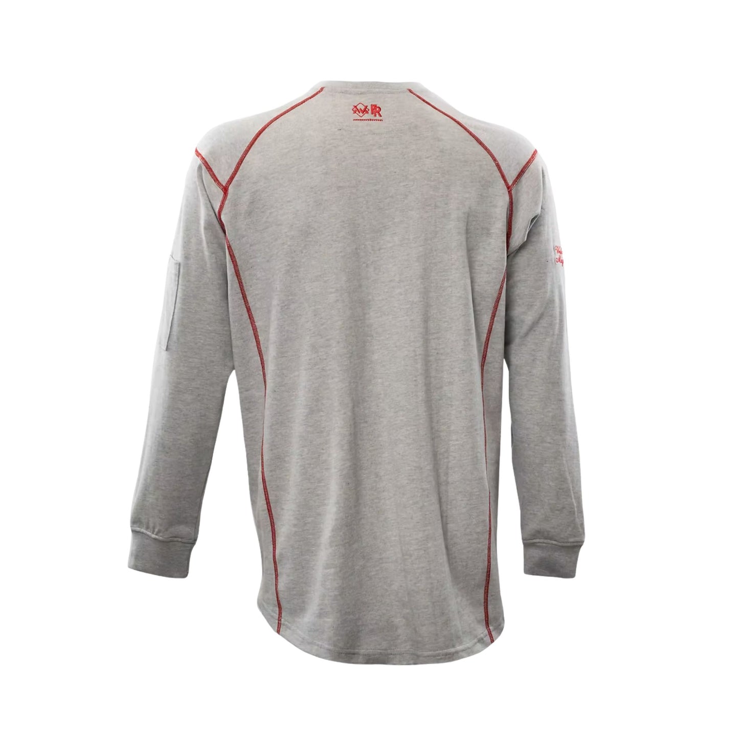 Welding Magician FR Elite Long Sleeve Work T-Shirt - Grey/Red