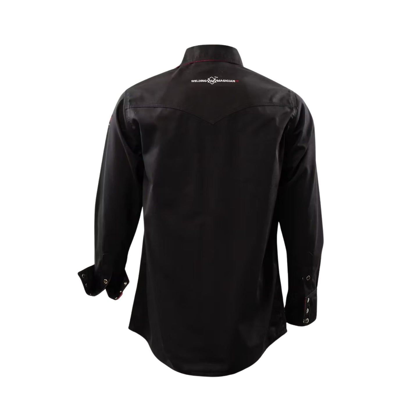 Welding Magician High-Strength Fire-Resistant Work Shirt - Black/Pink