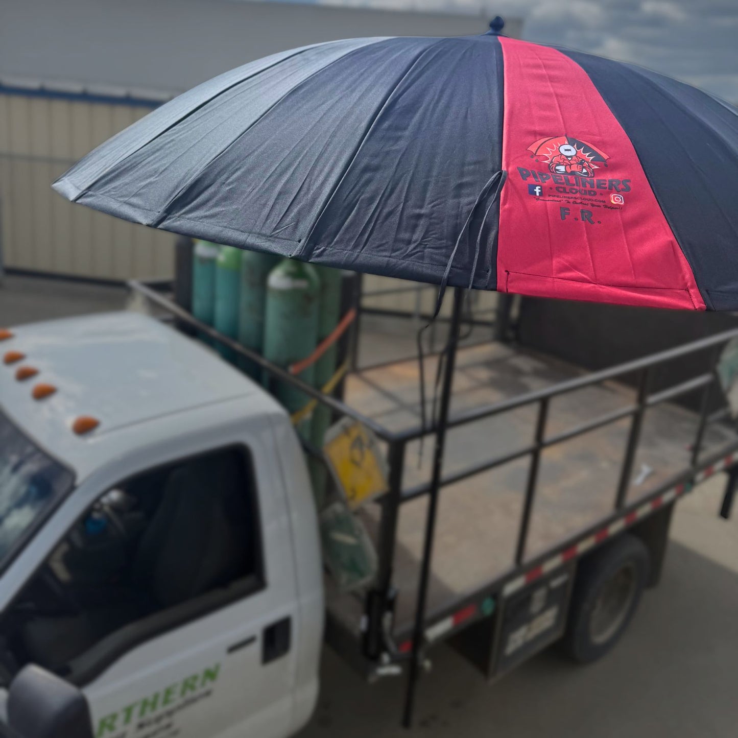 Pipeliner's Cloud 8' Flame Resistant Umbrella