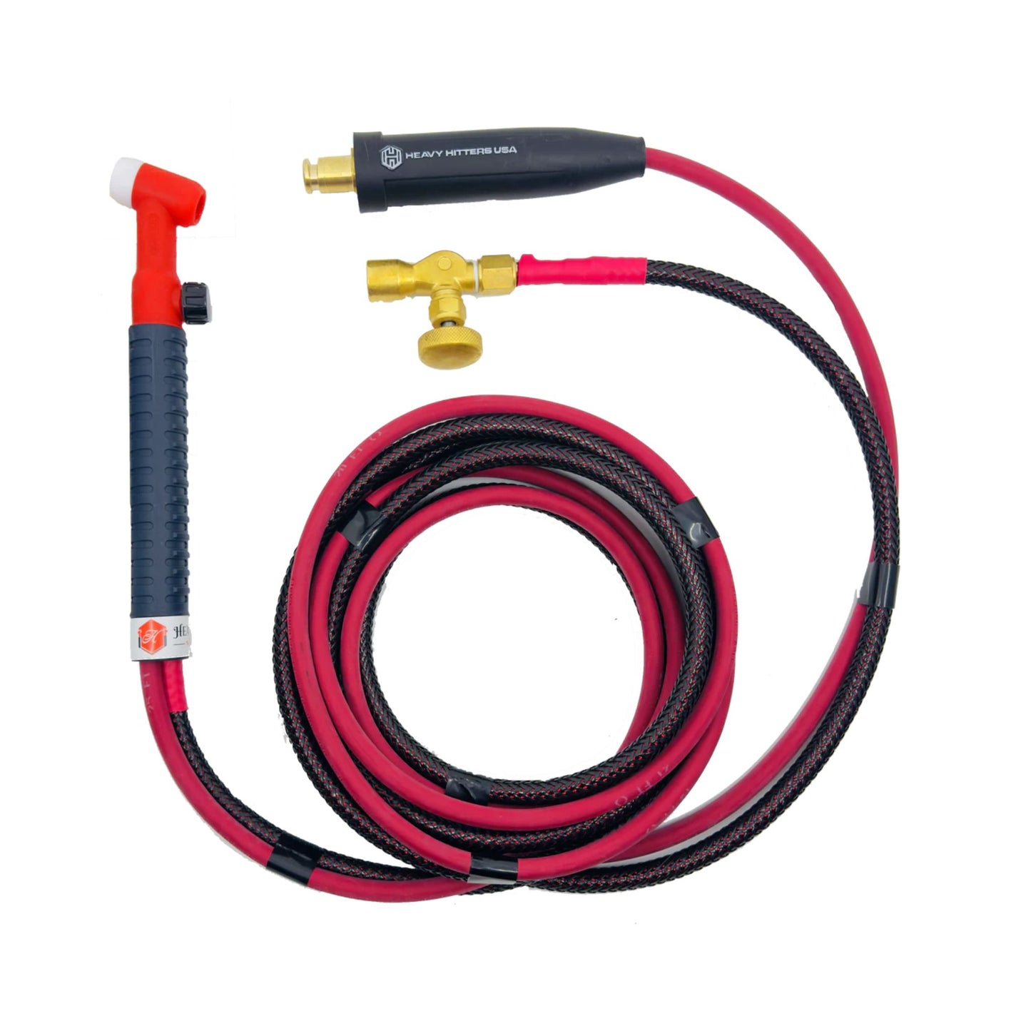 Heavy Hitters 200 Amp Flex with Valve TIG Rig 20ft Cable (17-Style MiniRig)