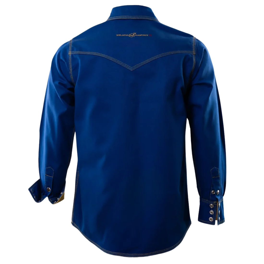 Welding Magician High-Strength Fire-Resistant Work Shirt - Blue/Yellow