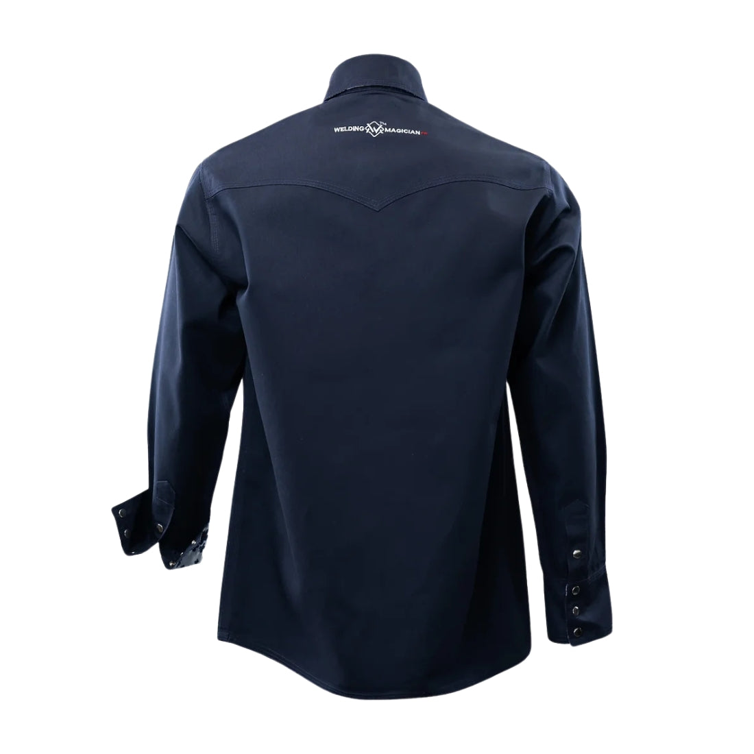Welding Magician High-Strength Fire-Resistant Work Shirt - Navy Blue