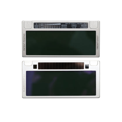 Clairvoyant 3.0, Crystal Clear Blue View 2" x 4 1/4" Multi Shade Auto-Darkening Filter Lens