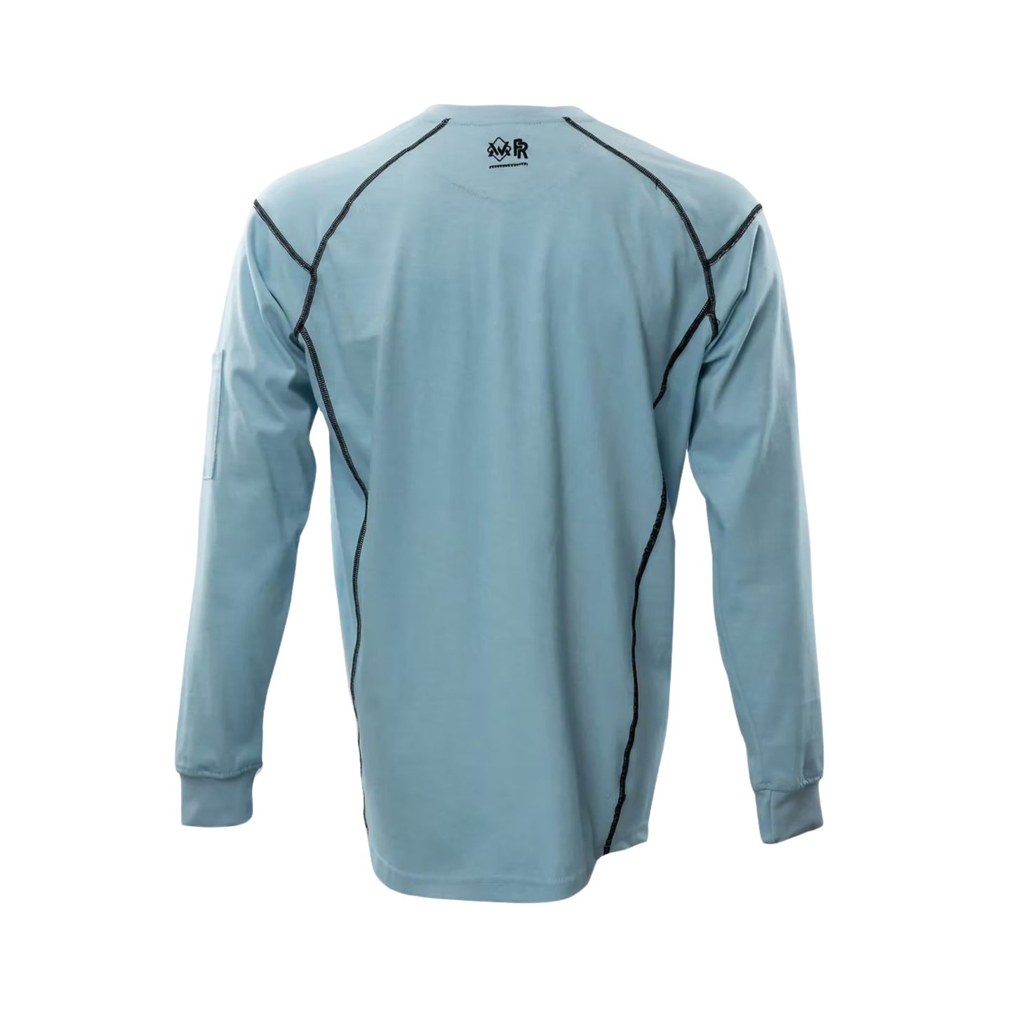 Welding Magician FR Elite Long Sleeve Work T-Shirt - Baby Blue/Black