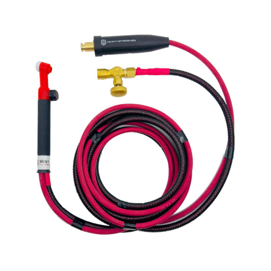 Heavy Hitters 150 Amp Flex with Valve TIG Rig 20ft Cable (9-Style MiniRig)