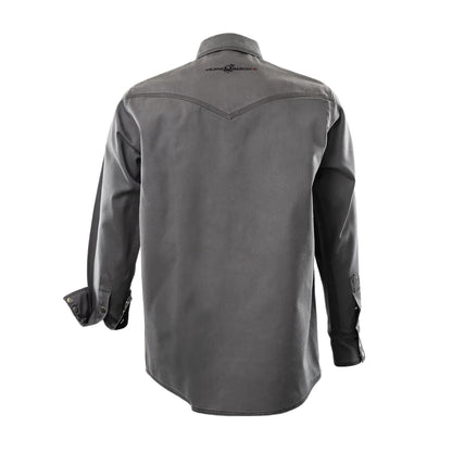 Welding Magician High-Strength Fire-Resistant Work Shirt - Grey/Black