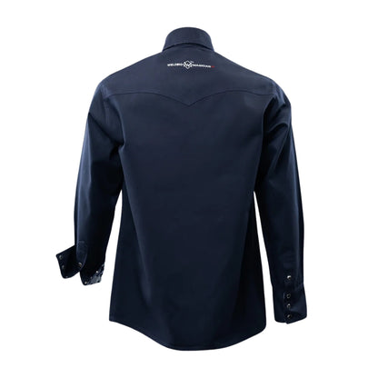 Welding Magician High-Strength Fire-Resistant Work Shirt - Navy Blue